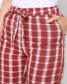 Shop Women's Red Checked Pyjamas