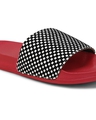 Shop Women's Red Checked Sliders
