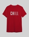 Shop Women's Red Chill Typography T-shirt-Full