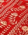 Shop Women's Red Colour Khadi Print Straight Rayon Kurta-Full