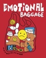 Shop Women's Red Emotional Baggage Graphic Printed Oversized T-shirt