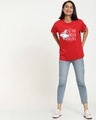 Shop Women's Red Enough Nonsense Boyfriend T-shirt-Design