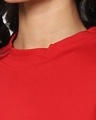 Shop Women's Red Friends Logo (FRL) Typography Slim Fit T-shirt