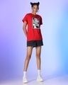Shop Women's Red HXH Boyfriend T-shirt-Full