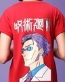 Shop Women's Red Kento Nanami Graphic Printed Boyfriend T-shirt