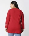 Shop Women's Red Mickey Jumps Graphic Printed Plus Size T-shirt-Design