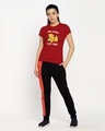 Shop Women's Red My Thing (DL) Graphic Printed Slim Fit T-shirt-Design
