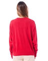 Shop Women's Red & Pink Problem Child Typography Super Loose Fit Sweater-Full