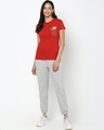 Shop Women's Red Pocket Jerry Slim Fit T-shirt-Full