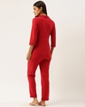 Shop Women's Red Polyester Nightsuit-Design