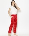 Shop Pack of 2 Women's Red Printed Pyjamas