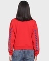 Shop Women's Red Fierce Typography Sweatshirt-Design