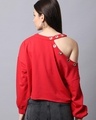 Shop Women's Red Rebel Typographic Sweatshirt-Design