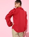 Shop Women's Red Ruffle Shirt-Full