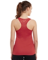 Shop Women's Red Self Design Slim Fit Tank Top-Design