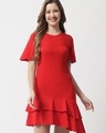 Shop Women's Red Sheath Dress-Front