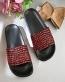 Shop Women's Red Sliders-Front