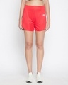 Shop Women's Red Slim Fit Shorts-Front