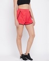 Shop Women's Red Slim Fit Shorts-Design