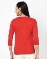 Shop Women's Red Slim Fit T-shirt-Design