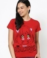 Shop Women's Red So Uncool Graphic Printed T-shirt-Front