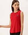Shop Women's Red Solid T-shirt-Design