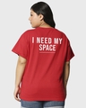 Shop Women's Red Spaced NASA Graphic Printed Plus Size Boyfriend T-shirt-Design