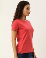 Shop Women's Red Striped T-shirt-Design