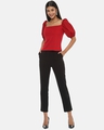 Shop Women's Red Stylish Casual Top-Full