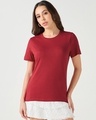 Shop Women's Red T-shirt-Front