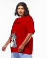 Shop Women's Red Tom Chase Graphic Printed Oversized Plus Size T-shirt-Design
