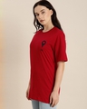 Shop Women's Red Typography T-shirt-Design