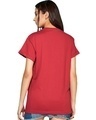 Shop Women's Red Unpredictable Graphic Printed Boyfriend T-shirt-Design