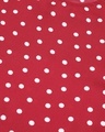 Shop Women's Red & White Polka Dots Print Drop Waist Dress
