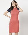 Shop Women's Rib Raglan Dress-Front