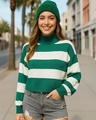 Shop Women's Rolling Hills Striped Oversized Sweater-Front