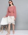 Shop Women's Round Neck Full Sleeve Solid Top-Design