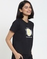 Shop Women's Black Have an Egg Relaxed Fit Lounge T-shirt-Design