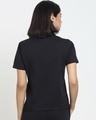 Shop Women's Black Have an Egg Relaxed Fit Lounge T-shirt-Full