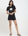 Shop Women's Black Have an Egg Relaxed Fit Lounge T-shirt