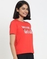 Shop Women's Round Neck Lounge Relaxed Fit T-shirt-Design