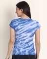 Shop Women's Royal Blue Cotton Ombre Tie & Dye T-Shirt-Design