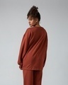 Shop Women's Rust Fox All About The Vibe Oversized T-shirt-Full