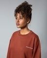Shop Women's Rust Fox All About The Vibe Oversized T-shirt