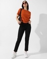 Shop Women's Rust Orange Top-Design