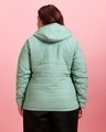 Shop Women's Sage Plus Size Relaxed Fit Puffer Jacket-Design