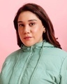 Shop Women's Sage Plus Size Relaxed Fit Puffer Jacket