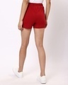 Shop Women's Savvy Red Friends High Waist Typography Shorts-Full