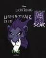 Shop Women's Black Scar Lion King Graphic Printed T-shirt