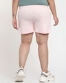 Shop Women's Sea Shell Pink Plus Size Shorts-Design